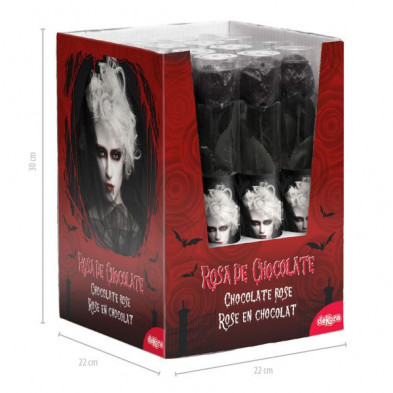 imagen 2 de rosa negra de chocolate 20grs