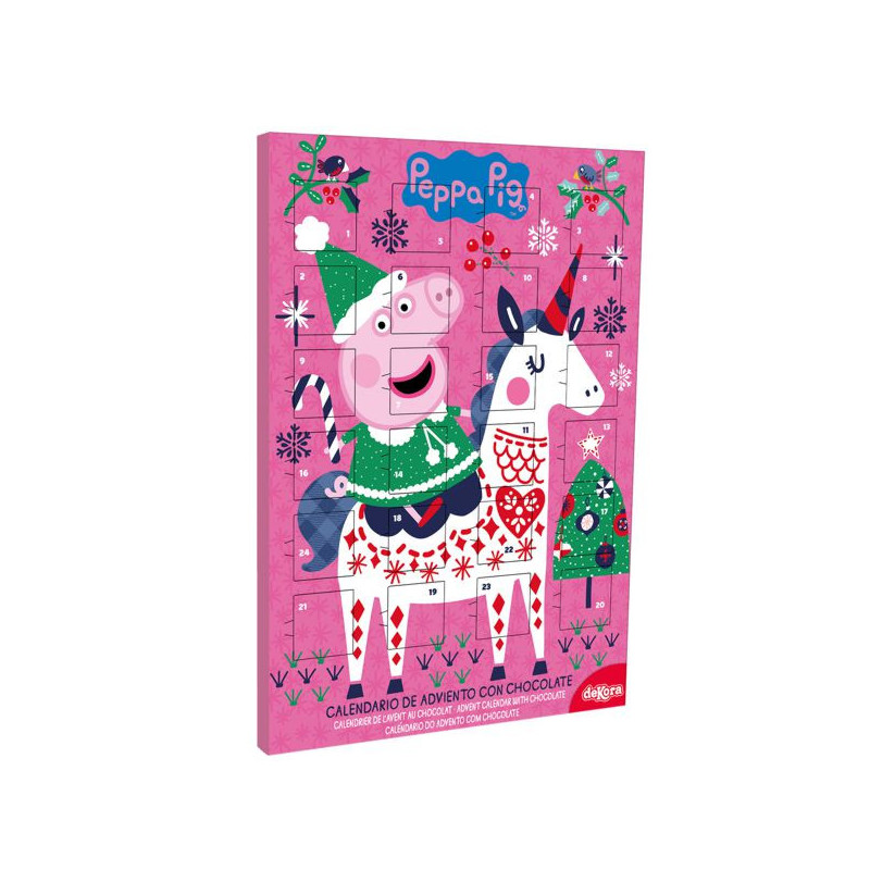 Imagen calendario de adviento peppa pig 50grs