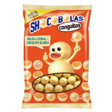 Imagen shocobolas blancas conguitos bolsa 1kg aprox 260 u