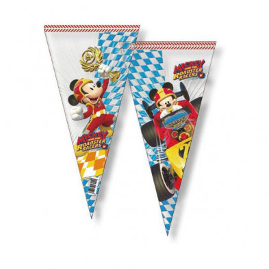 Imagen bolsa cono 20x40cm mickey (pilotos) 50u