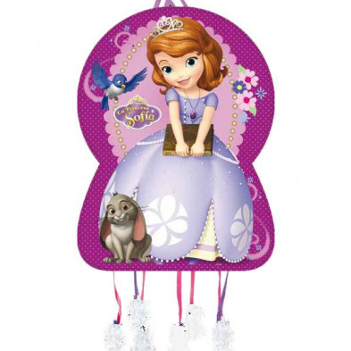 Imagen piñata silueta princesa sofia 46x65cm