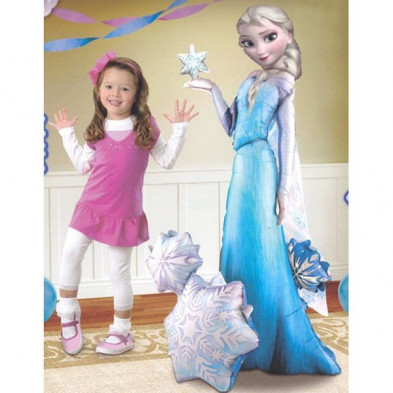 imagen 3 de globos formas frozen elsa