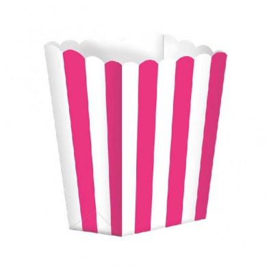 Imagen bolsa candy buffet popcorn carton rosa 5 uni pack Imagen bolsa candy buffet popcorn carton rosa 5 uni pack