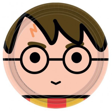 Imagen pack 8 platos de papel harry potter 23cm Imagen pack 8 platos de papel harry potter 23cm