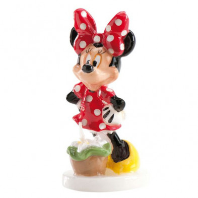 Imagen vela 3d cumpleaños minnie 8cm