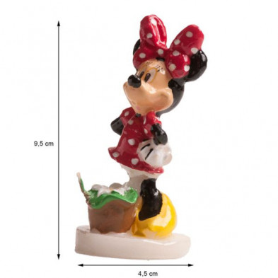 imagen 1 de vela 3d cumpleaños minnie 8cm