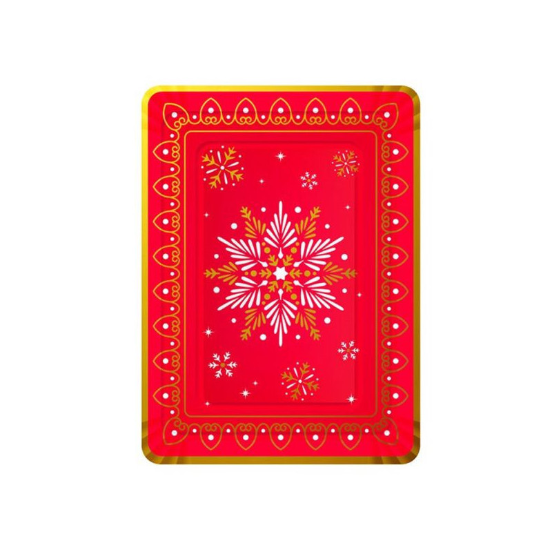 Imagen bandeja rectangular cartón 25x34cm rojo efecto 1u Imagen bandeja rectangular cartón 25x34cm rojo efecto 1u