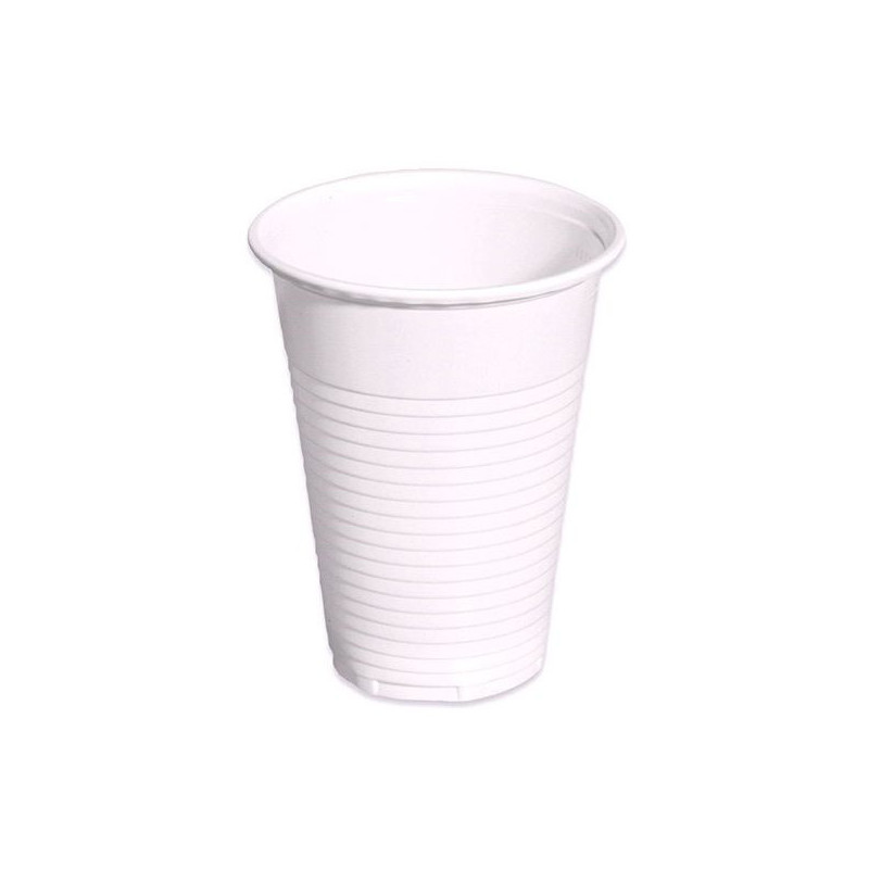 Imagen vaso irrompible blanco 220cc pp 30 unidades