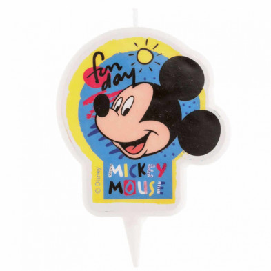 Imagen vela 2d cumpleaños mickey 7