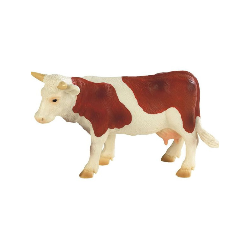 Imagen vaca fanny blanca y marron 12cm figura bullyland