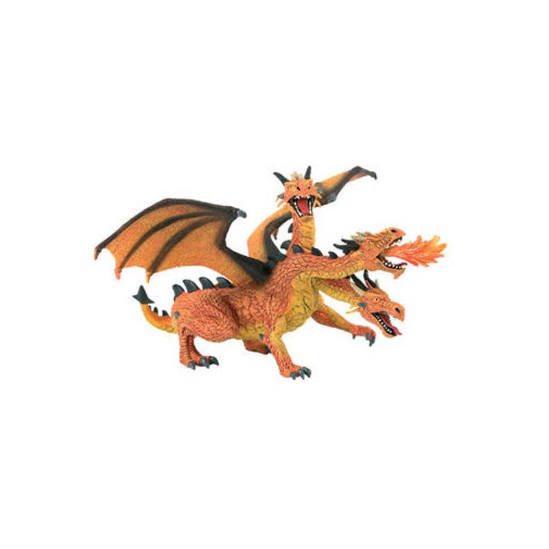 Imagen dragon tres cabezas 20cm (k)