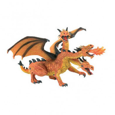 Imagen dragon tres cabezas 20cm (k)