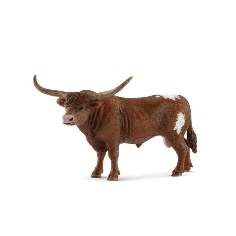 Imagen toro tejano longhorn schleich 13.9x8.4x8.8cm