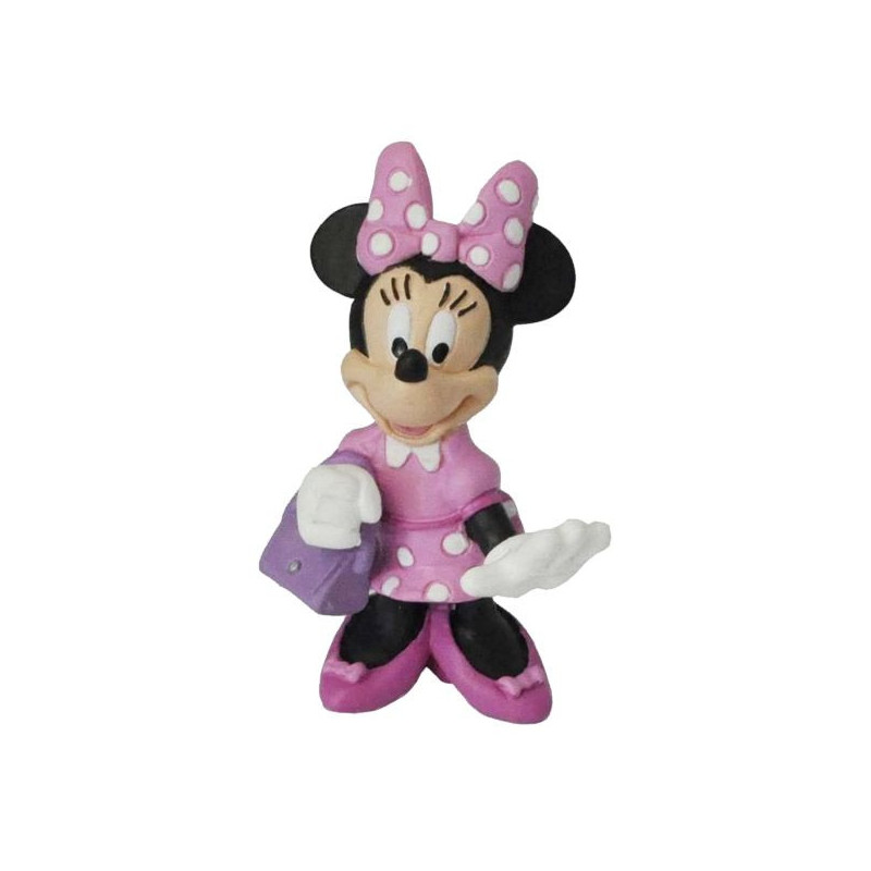 Imagen minnie con bolsito 7cm