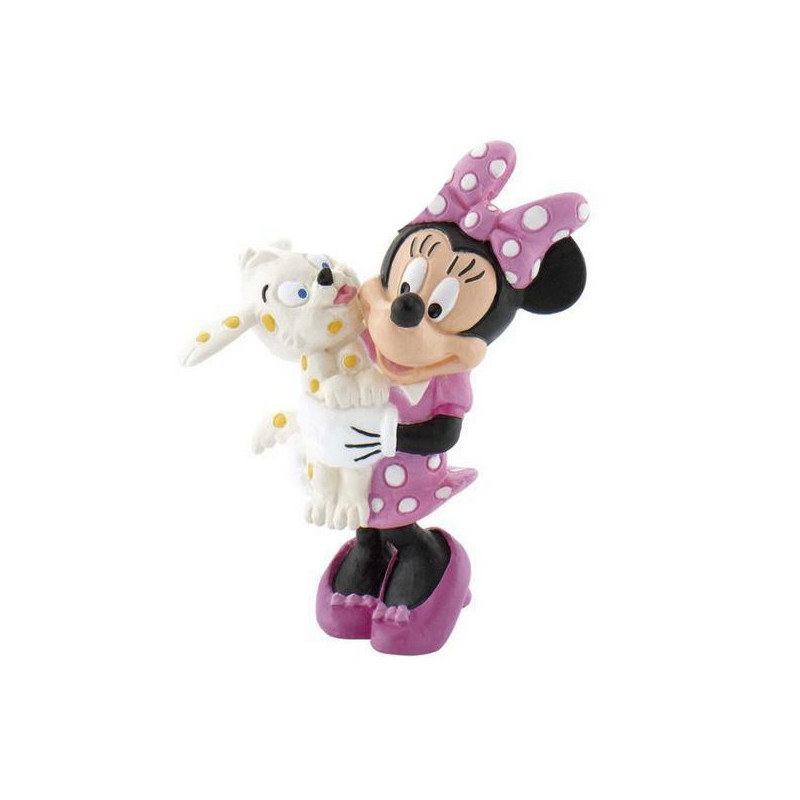 Imagen minnie con cachorro 6cm