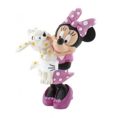 Imagen minnie con cachorro 6cm