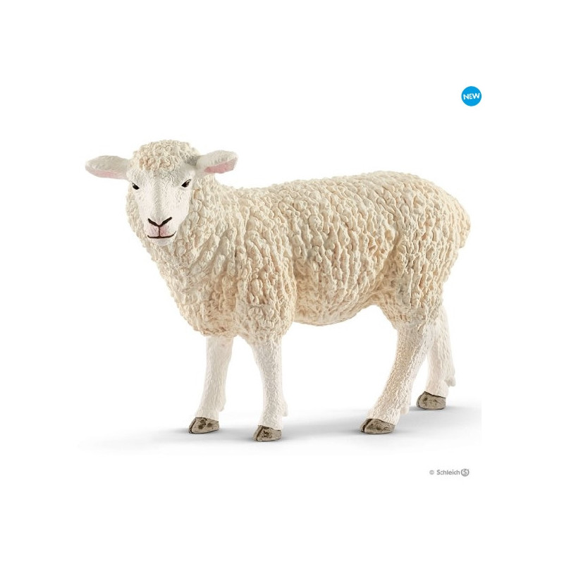 Imagen oveja schleich 8.8x3.1x6cm
