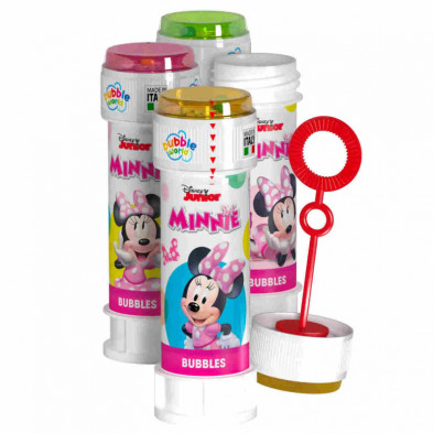 Imagen pompero minnie 60ml 36u tubo pompas disney