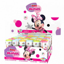 imagen 1 de pompero minnie 60ml 36u tubo pompas disney