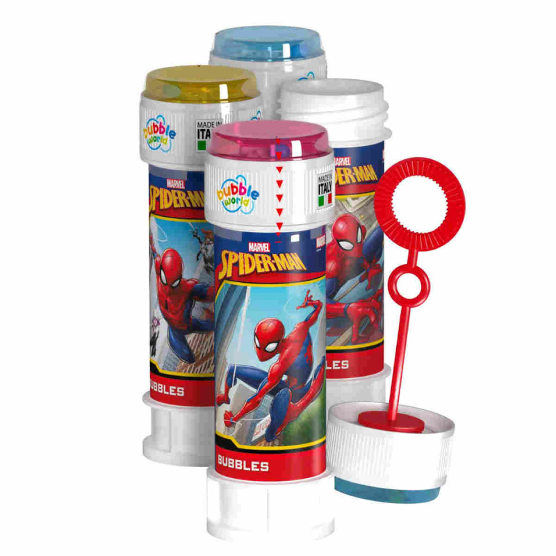 Imagen pompero spiderman 60ml 36u tubo pompas