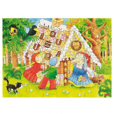 Imagen puzzle madera hansel y gretel 37x27x0