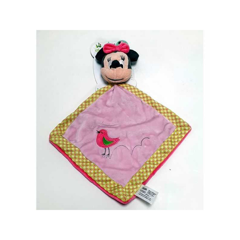 Imagen minnie mantita rosa 20x20cm