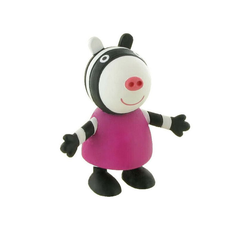 Peppa Pig Zoe Zebra Figure : Personagem encantadora para crianças 