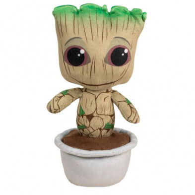 Imagen peluche baby groot en maceta 30cm