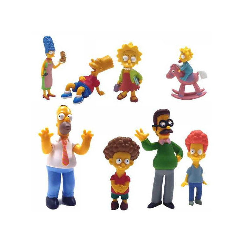 Imagen set 8 figuras simpson