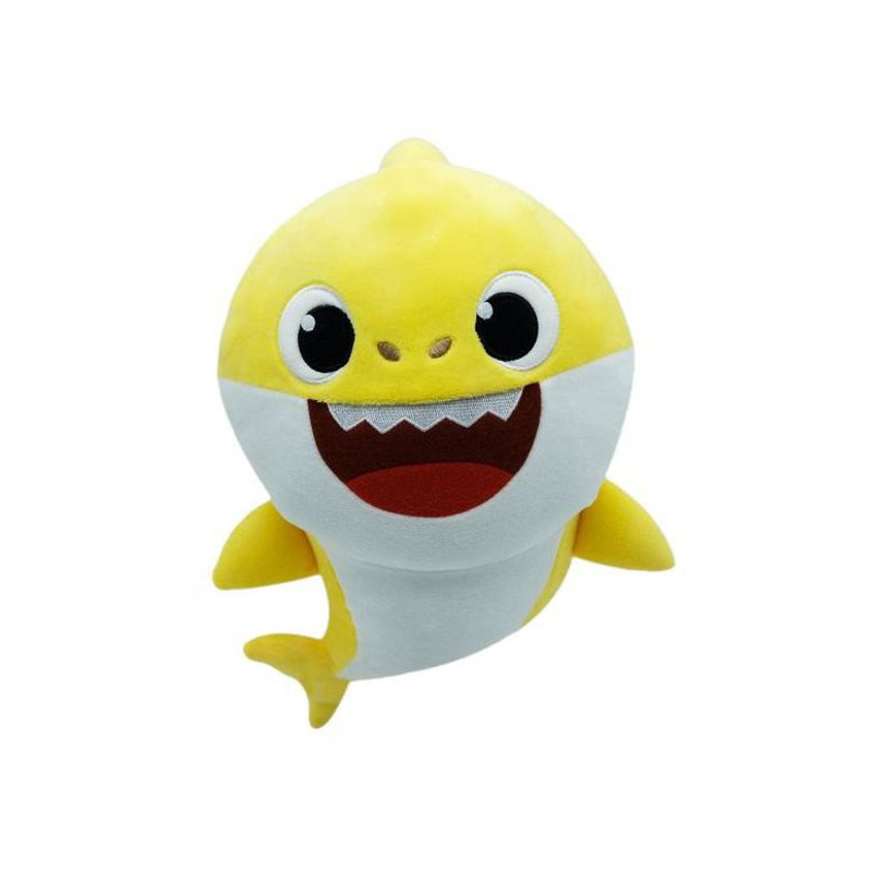 Imagen peluche baby shark amarillo 50cm con sonido