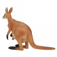 imagen 1 de canguro hembra con cria 13cm