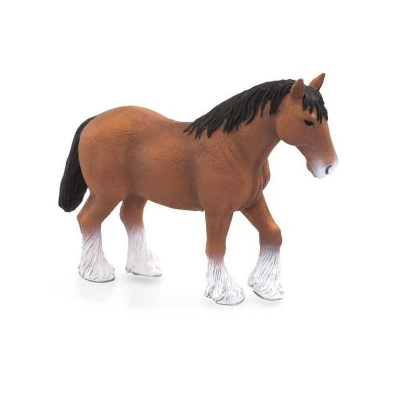 Imagen caballo percherón clydesdale 15cm Imagen caballo percherón clydesdale 15cm