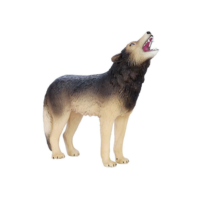 Imagen lobo aullando 8cm Imagen lobo aullando 8cm