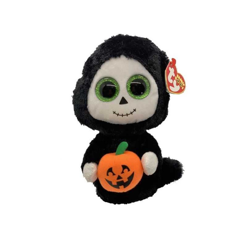 Imagen peluche fantasma glitter eyes negro 15 cm.