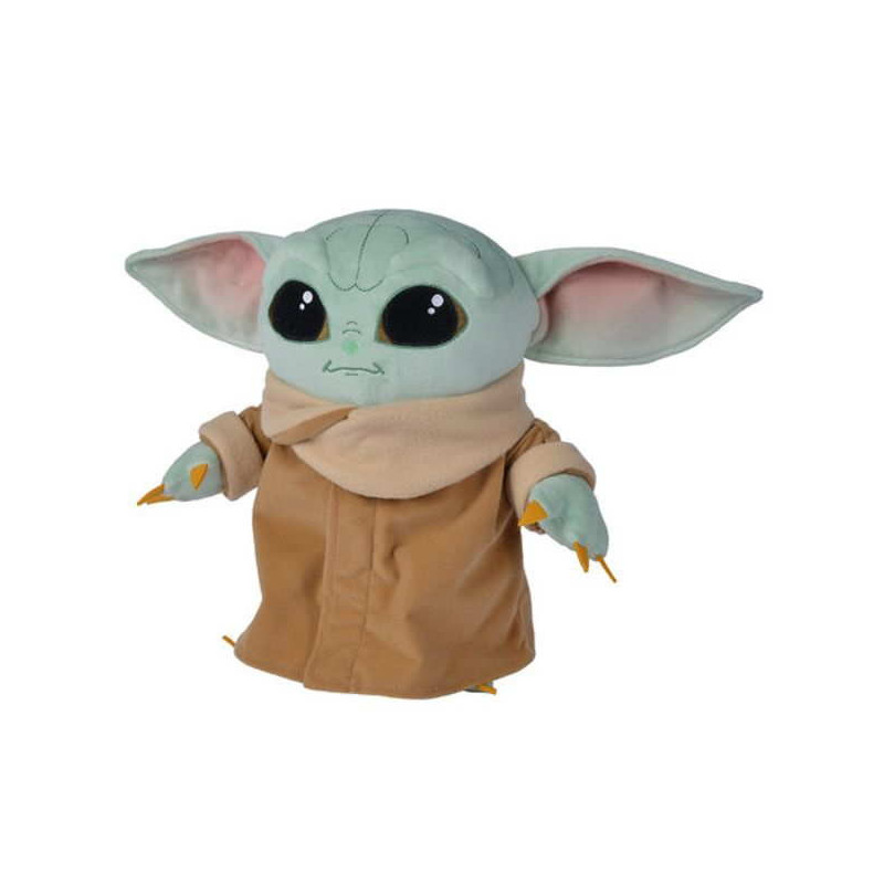 Imagen peluche mandalorian baby yoda articulado 30cm