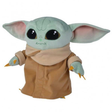 Imagen peluche mandalorian baby yoda articulado 30cm