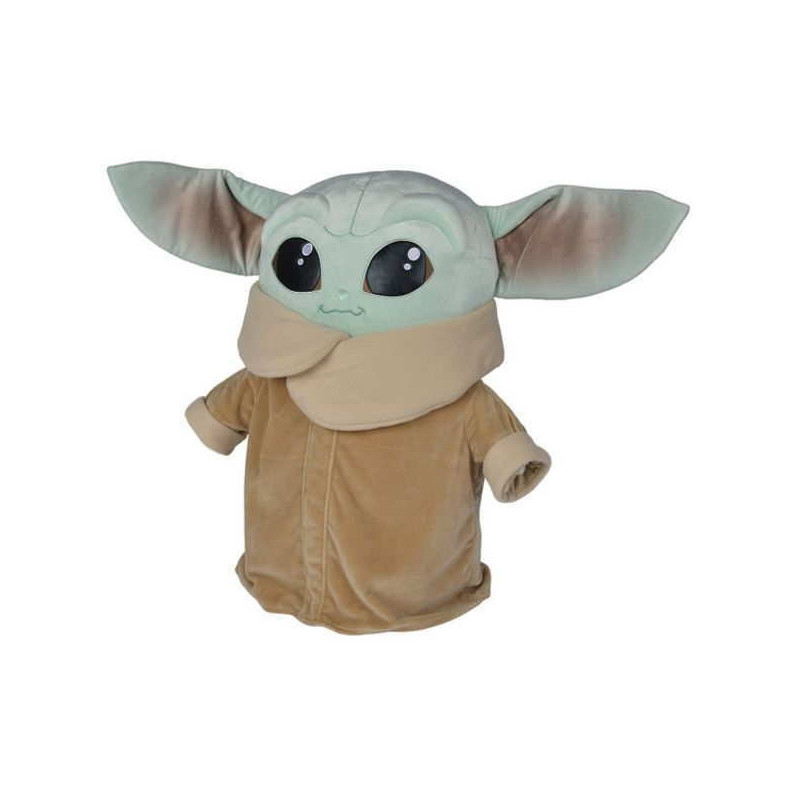 Imagen peluche mandalorian baby yoda jumbo 66cm