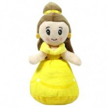 Imagen peluche bella  la bella y la bestia 15cm