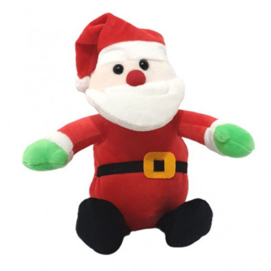Imagen peluche papa noel 20cm navidad