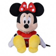 imagen 1 de peluche minnie mouse rojo 35cm