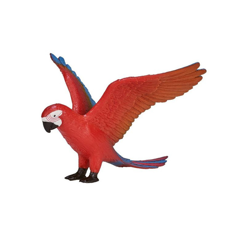 Imagen loro rojo 9cm