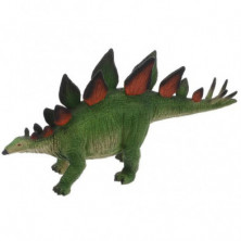 Imagen dinosaurio stegosaurus verde 20cm