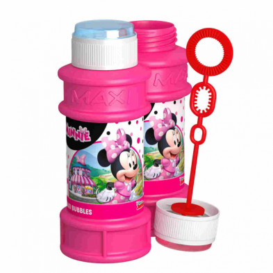 Imagen pompero minnie mouse 175ml tubo pompas disney 16u