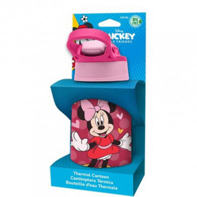 imagen 2 de cantimplora acero inoxidable 450ml minnie