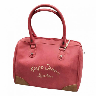 imagen 1 de bolso pepe jeans original rojo 29x23x12cm