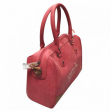 imagen 3 de bolso pepe jeans original rojo 29x23x12cm