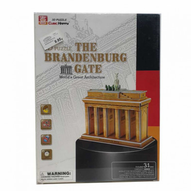 Imagen puzzle 3d puerta de brandenburg