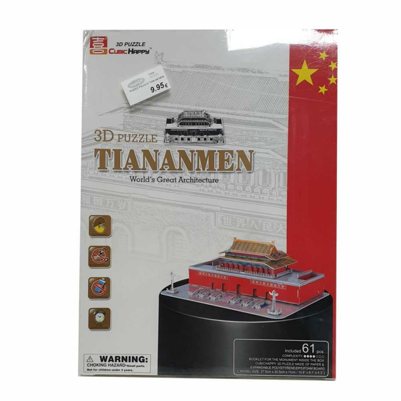 Imagen puzzle 3d palacio tian an men