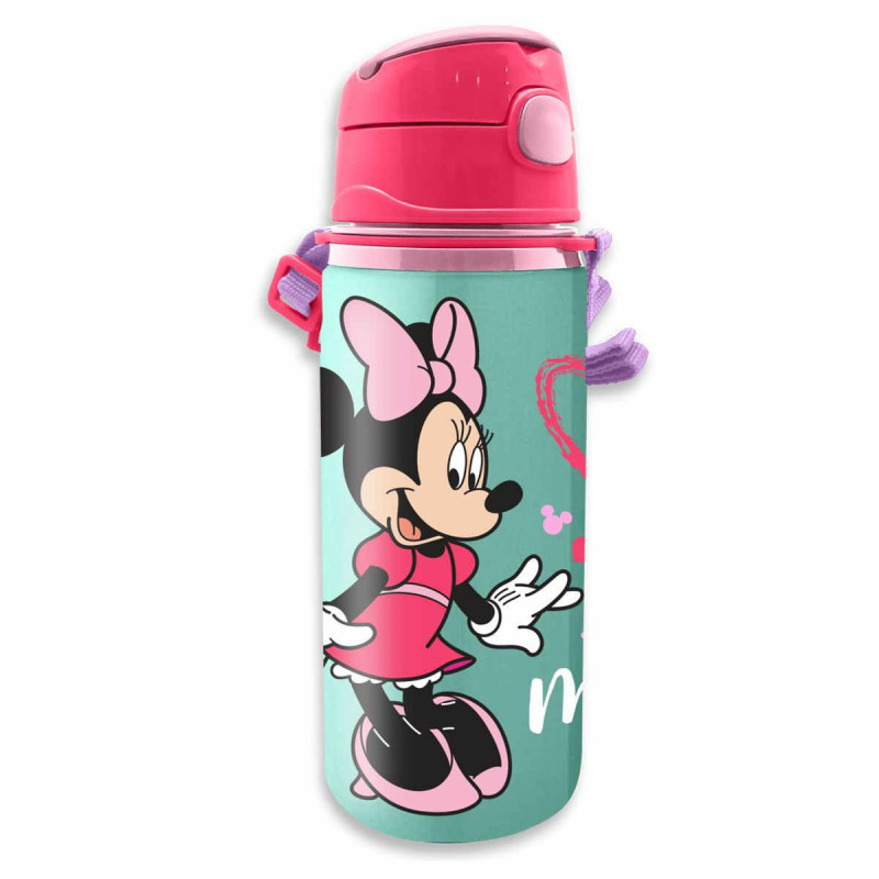 Imagen cantimplora de aluminio con asa minnie mouse 600ml