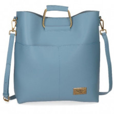 Imagen bolso shopping azul pepe jeans london angelica